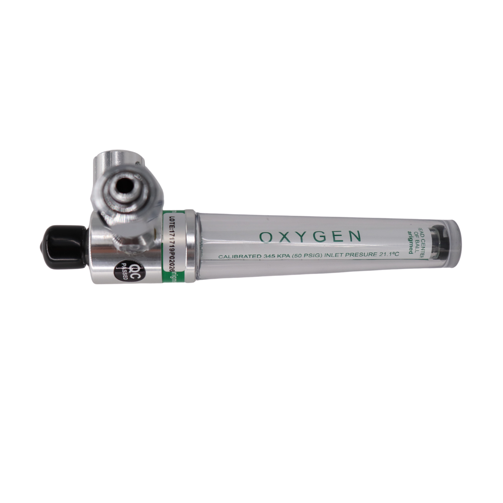 Flujometro de oxigeno, 0 - 7 LPM, pediatrico, conector DISS, Arigmed-3