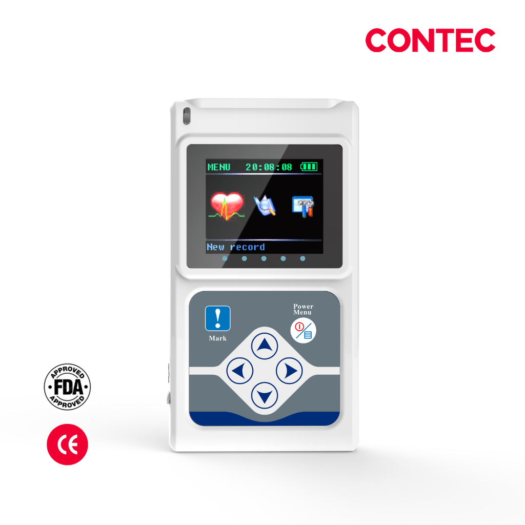 Holter de arritmias, 12 canales. CONTEC TLC5000