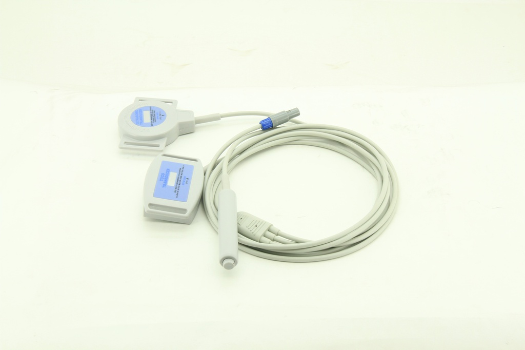 Cable 3 en 1, (Toco, transductor FHR, mark event), monitor fetal CMS800G, Contec.