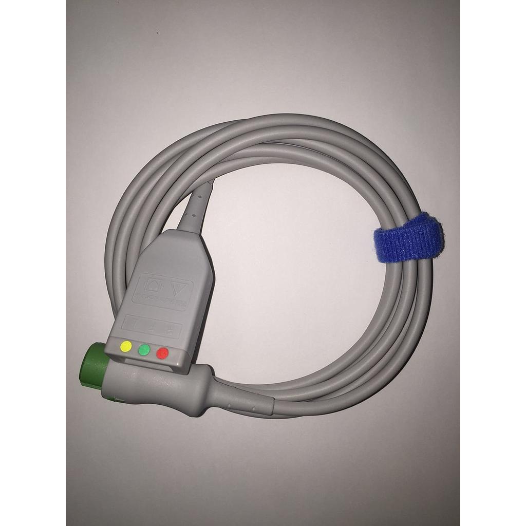 ECG cable troncal + 3 leads cable terminal, pediatrico/neo. 12 pin, AHA/IEC for D100, Advanced