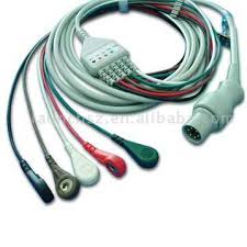 ECG cable troncal + 5 leads cable terminal, snap, 6 pin, for PM2000 Series, Advanced