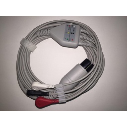 [PM038A040002] ECG cable troncal + 3 leads cable terminal, adulto, snap 6 pins. to PM2000 series, Advanced