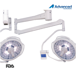 [SL500/500LED] Lampara quirurgica cielitica LED, doble cupula, SL500/500. Advanced